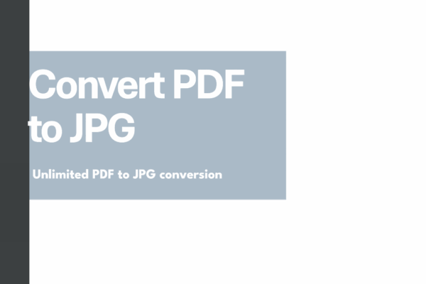 Convert Unlimited PDF to JPG